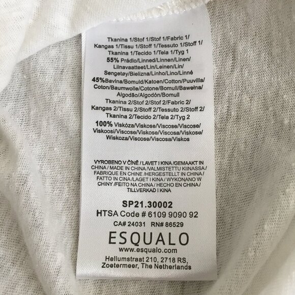 NWOT ESQUALO Linen & Glitter Camisole - Picture 9 of 16